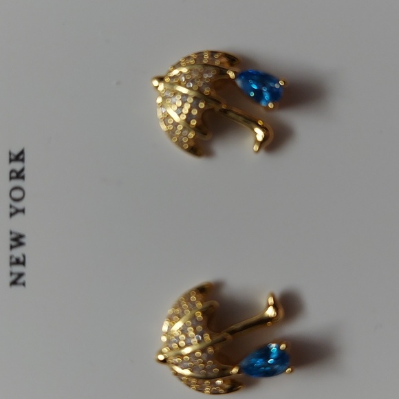 Kate Spade New York Rain Or Shine Pavé Studs Earrings - Picture 2 of 5